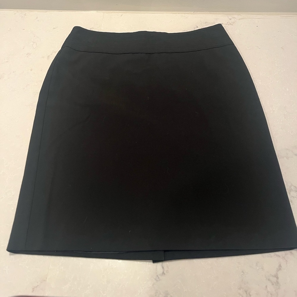 Express Black A-Line Mini Skirt for Work